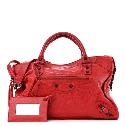 Balenciaga Agneau Classic Hardware City Coquelicot 1 of 13
