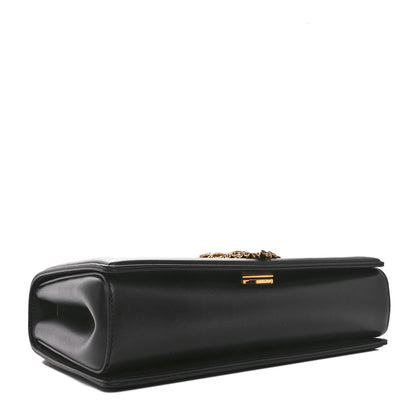 Dolce & Gabbana Calfskin Large Devotion Crossbody Bag Black 4 of 10