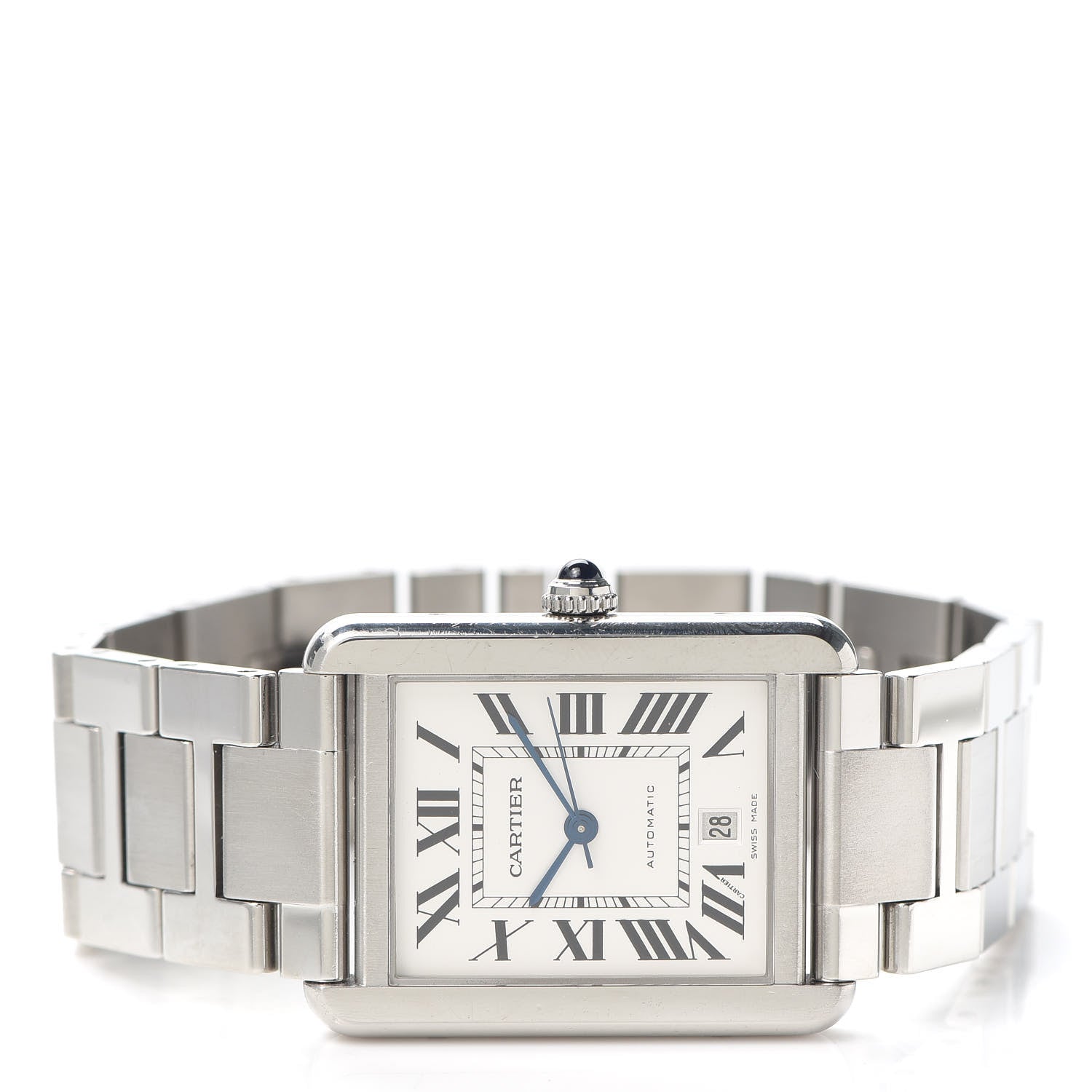 Cartier Stainless Steel 31mm Tank Solo Automatic Watch 2 of 5