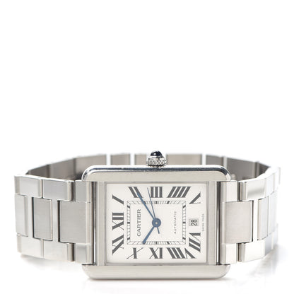 Cartier Stainless Steel 31mm Tank Solo Automatic Watch 2 of 5