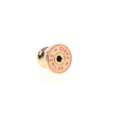 Hermes Rose Gold Lacquered Mini Pop H Rocabar Earrings Beaute 5 of 8