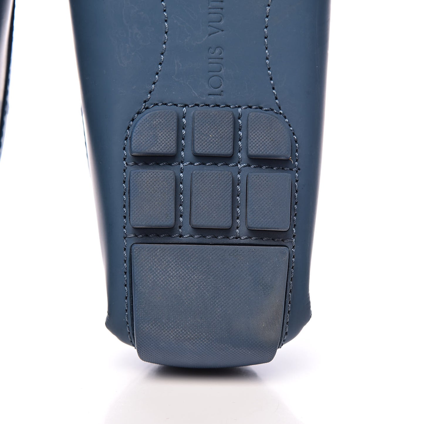 Calfskin Mens Monte Carlo Car Shoe Moccasin Loafers 9.5 Blue
