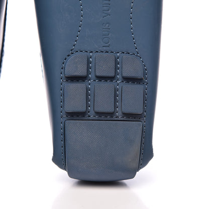 Louis Vuitton Calfskin Mens Monte Carlo Car Shoe Moccasin Loafers 9.5 Blue 11 of 14