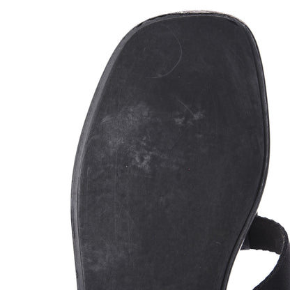 Gucci Patent Calfskin Cardinal Thong Sandals 39 Black 8 of 9