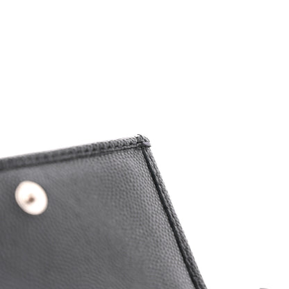 Chanel Caviar Quilted Double Flap Wallet Black 9 of 12