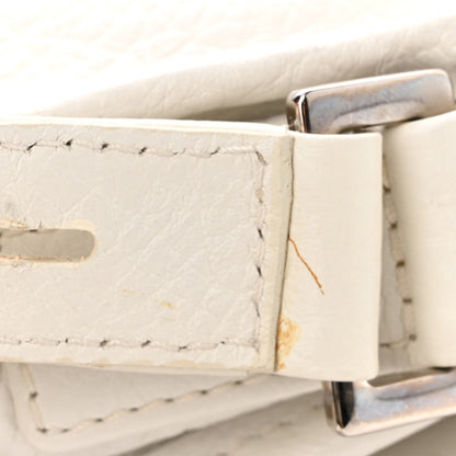 Chanel Calfskin Mademoiselle Flap Shoulder Bag White 13 of 15