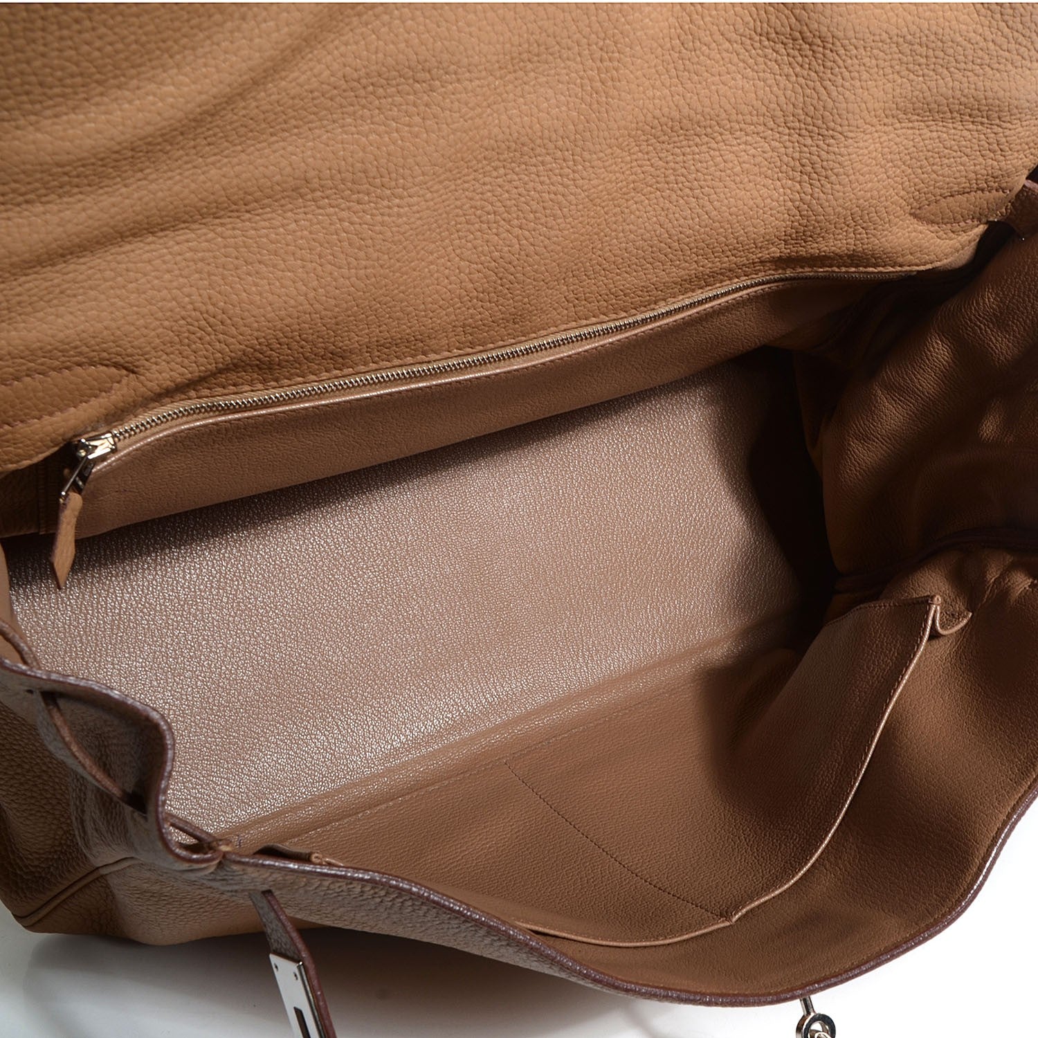 Hermes Taurillon Clemence Kelly Retourne 40 Tabac Camel 16 of 19