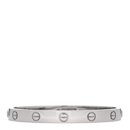 Cartier 18K White Gold LOVE Bracelet 16 1 of 5