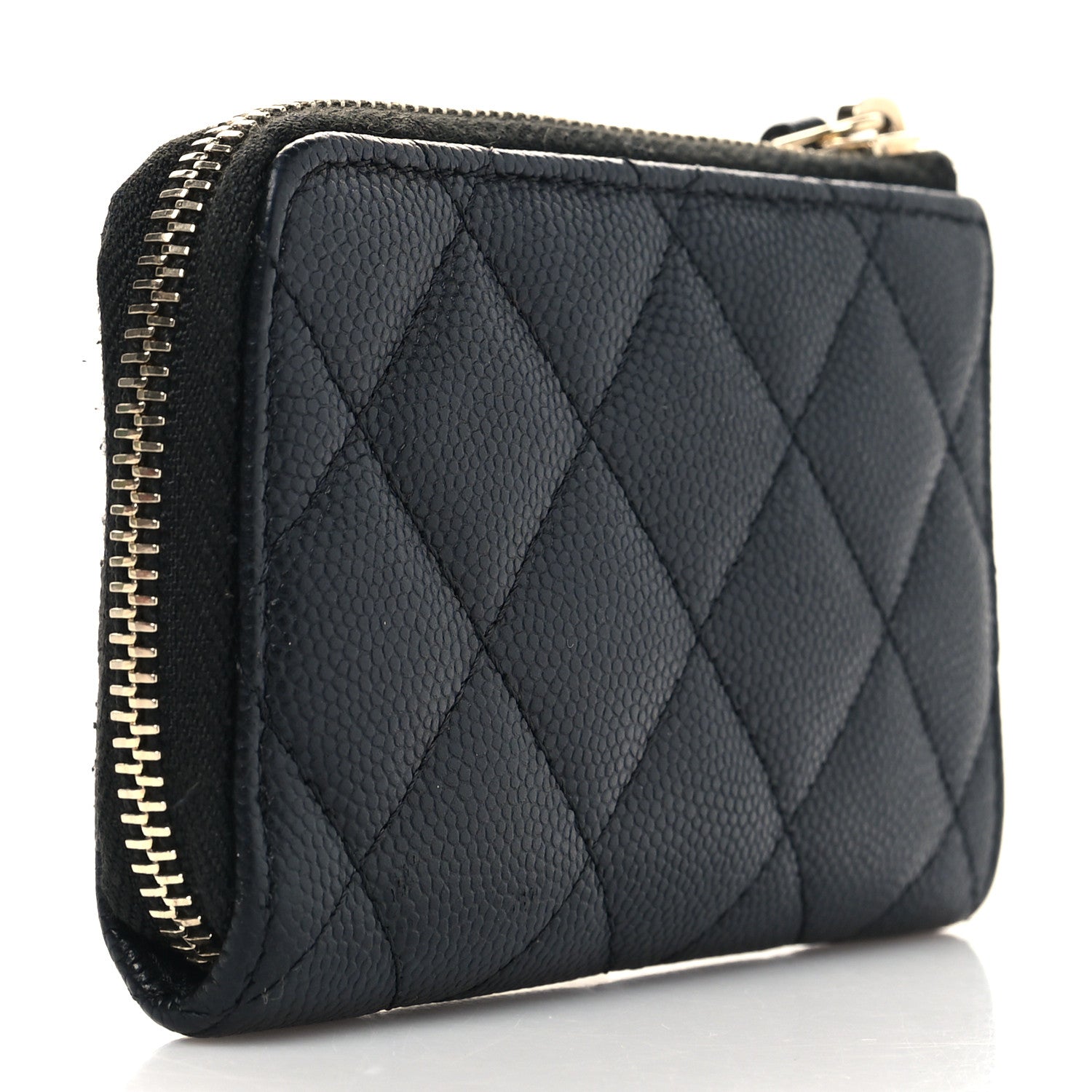 Chanel Caviar Quilted Key Holder Case Black 3 of 8