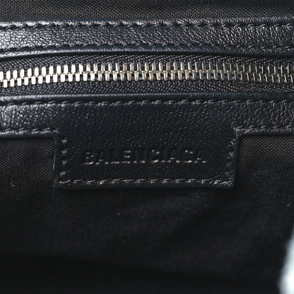 Balenciaga Washed Denim Crystal BB Monogram Le Cagole Bucket Bag XS Blue 6 of 10
