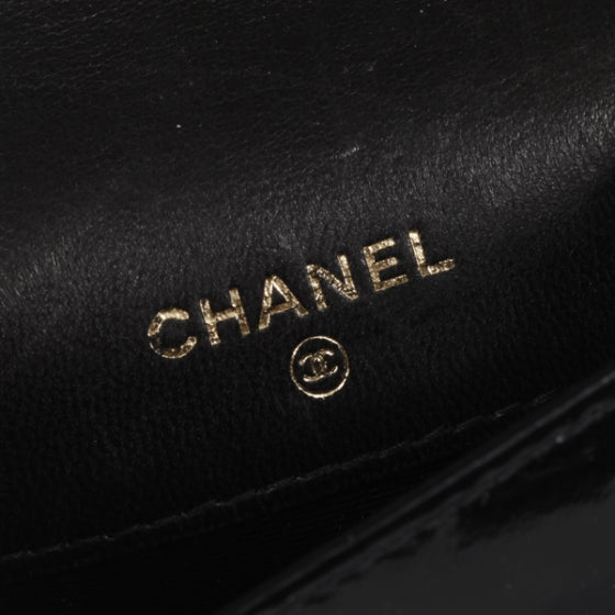 Chanel Patent Cell Phone Case Black 6 of 8