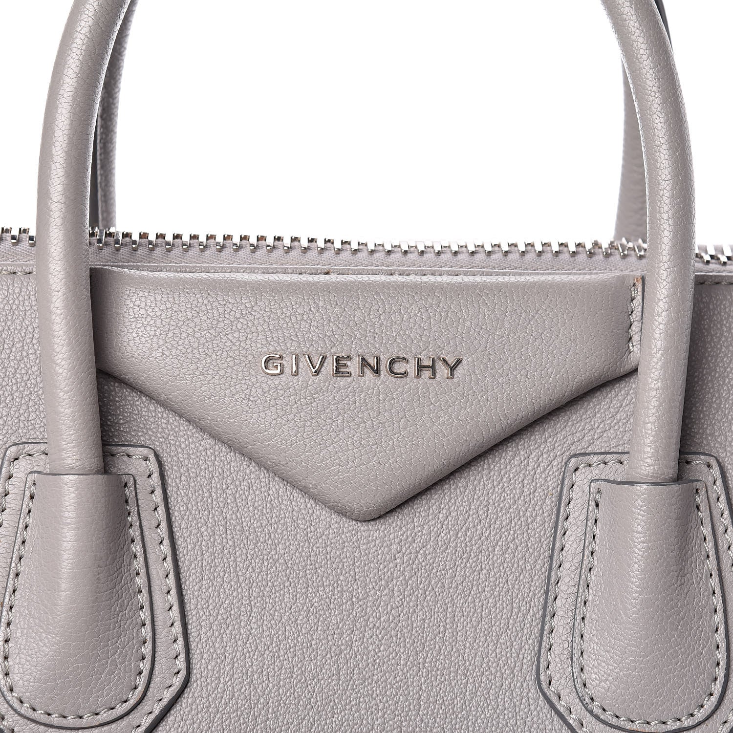 Givenchy Sugar Goatskin Small Antigona Pearl Grey 12 of 12