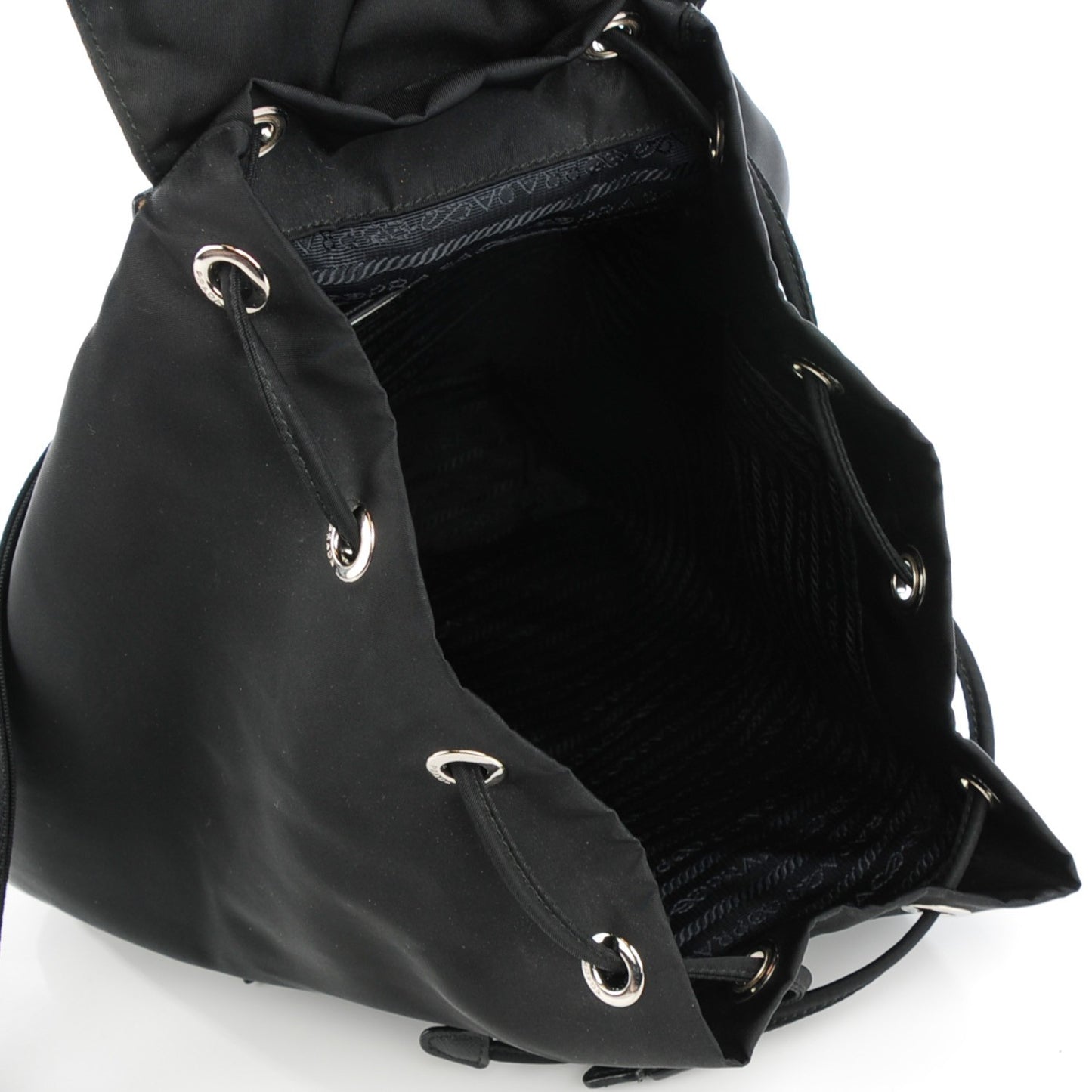 Nylon Vela Medium Backpack Black