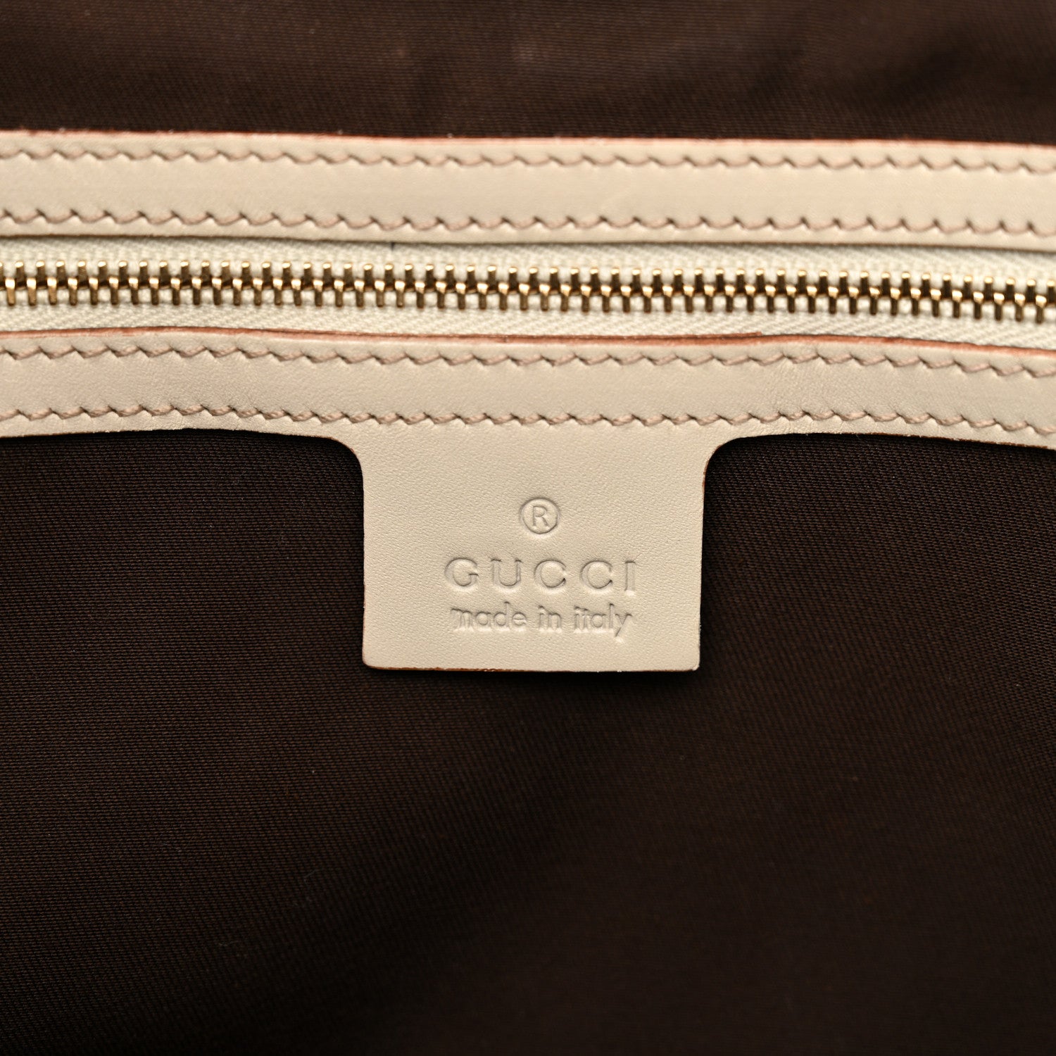 Gucci Guccissima Bardot Tote Off White 6 of 16