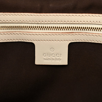 Gucci Guccissima Bardot Tote Off White 6 of 16
