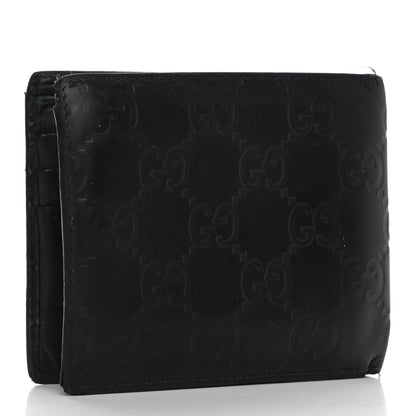 Gucci Guccissima Bi-Fold Wallet Black 2 of 14