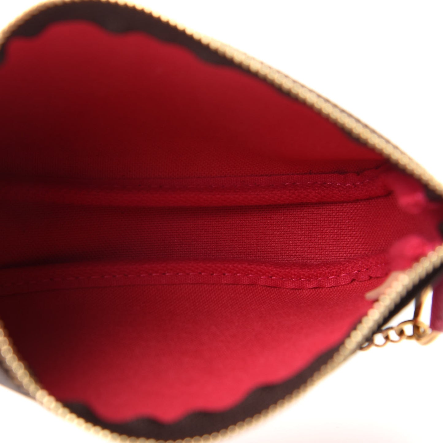 Monogram 2019 Christmas Animation Mini Courchevel Pochette Accessories Fuchsia