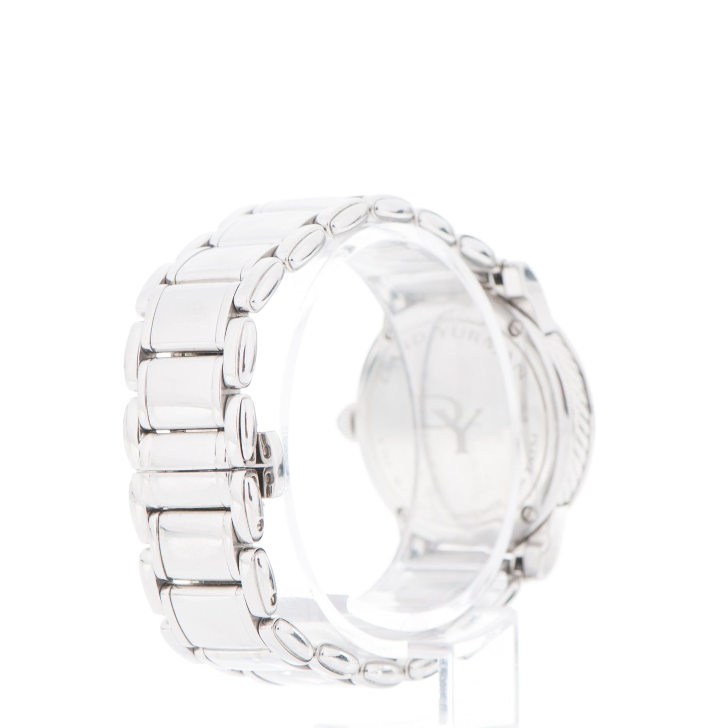 Stainless Steel Diamond Bezel Mother of Pearl 30mm Classic Quartz Watch