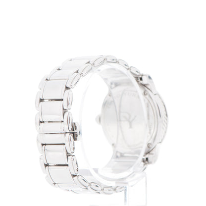 David Yurman Stainless Steel Diamond Bezel Mother of Pearl 30mm Classic Quartz Watch 3 of 6