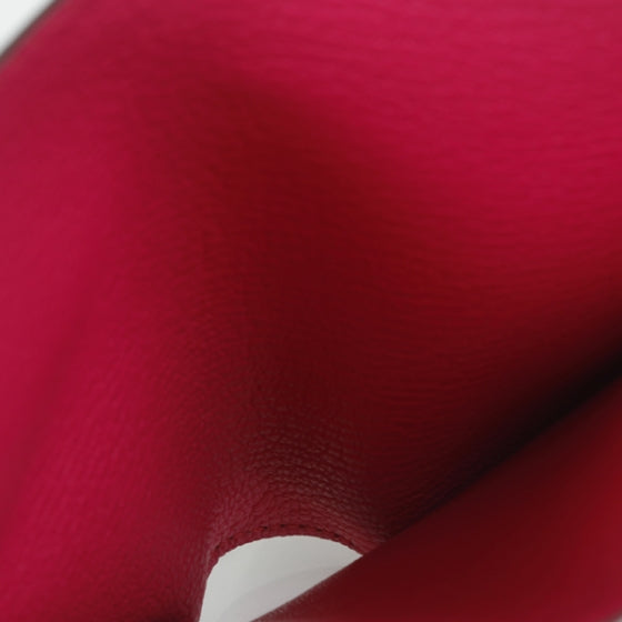 Hermes Chevre de Coromandel Medium Kelly Wallet Fuchsia 10 of 11