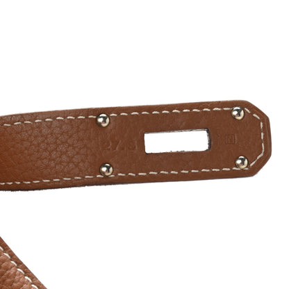 Hermes Taurillon Clemence Jypsiere 31 Gold 7 of 12