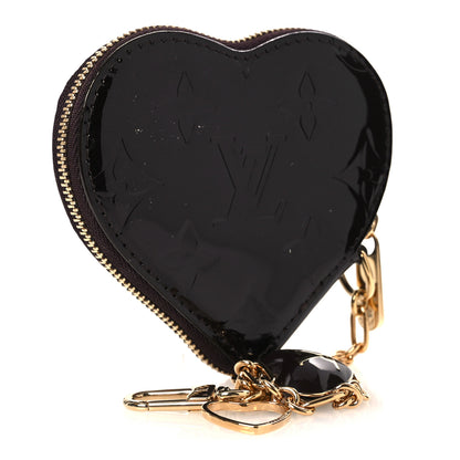 Louis Vuitton Vernis Coeur Heart Coin Purse Amarante 3 of 8