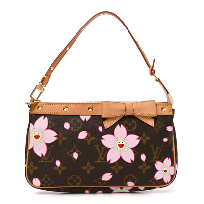 Louis Vuitton Monogram Cherry Blossom Pochette Accessories Brown 1 of 9