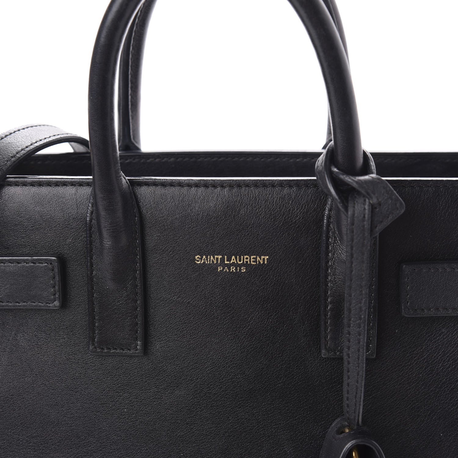 Saint Laurent Calfskin Nano Sac de Jour Black 9 of 10