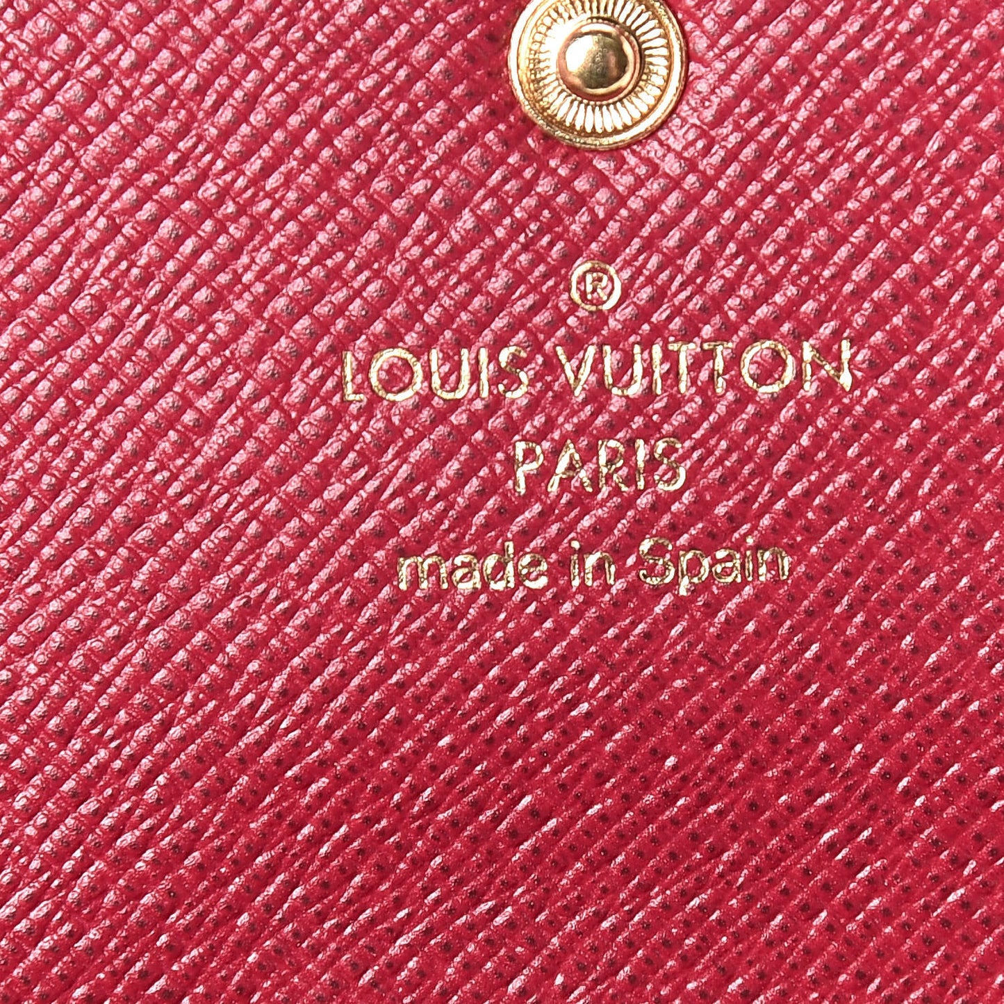 Monogram Rosalie Coin Purse Fuchsia