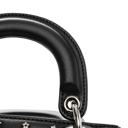 Christian Dior Lambskin Cannage Lucky Star Studded Mini Lady Dior Black Black 11 of 13