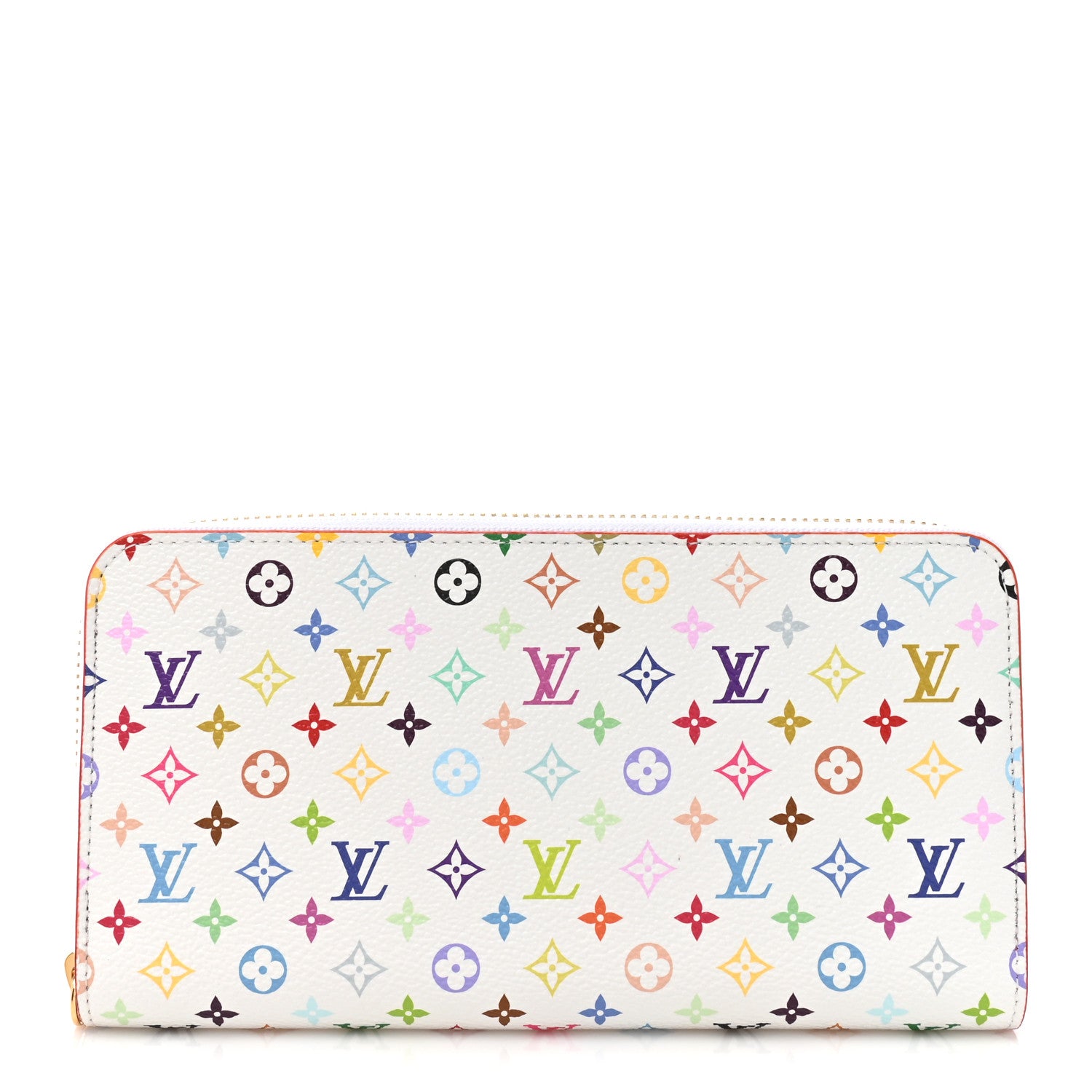 Louis Vuitton LV X TM Monogram Multicolor Zippy Wallet White 1 of 9
