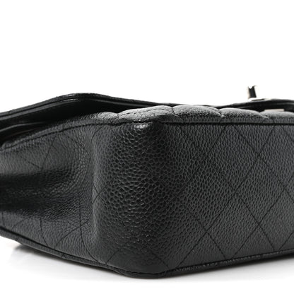 Chanel Caviar Quilted Medium Double Flap Black 9 of 11