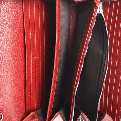 Gucci Calfskin Mini Dionysus Chain Wallet Hibiscus Red 5 of 7