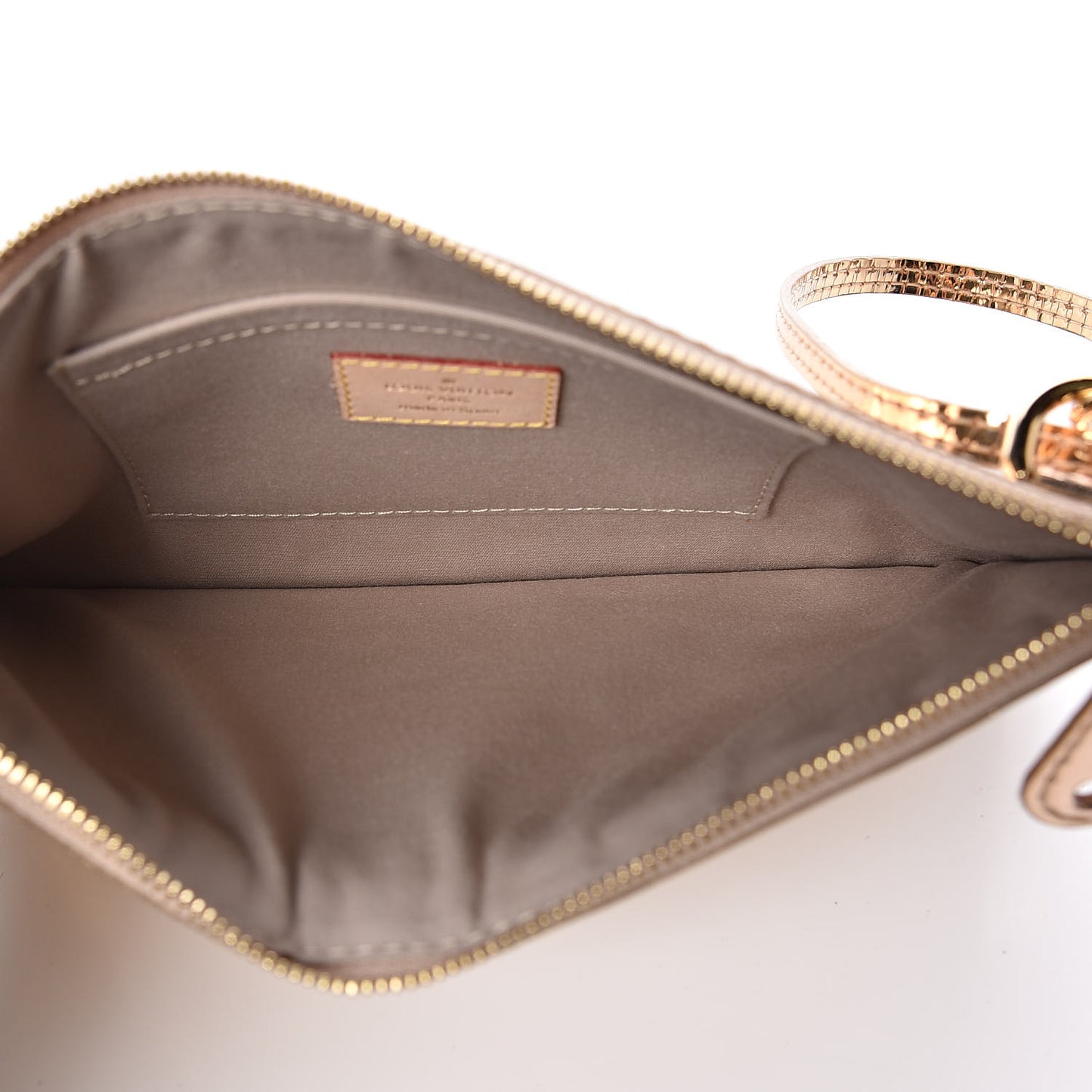 Monogram Miroir Inventeur Pochette Plat Dore Gold