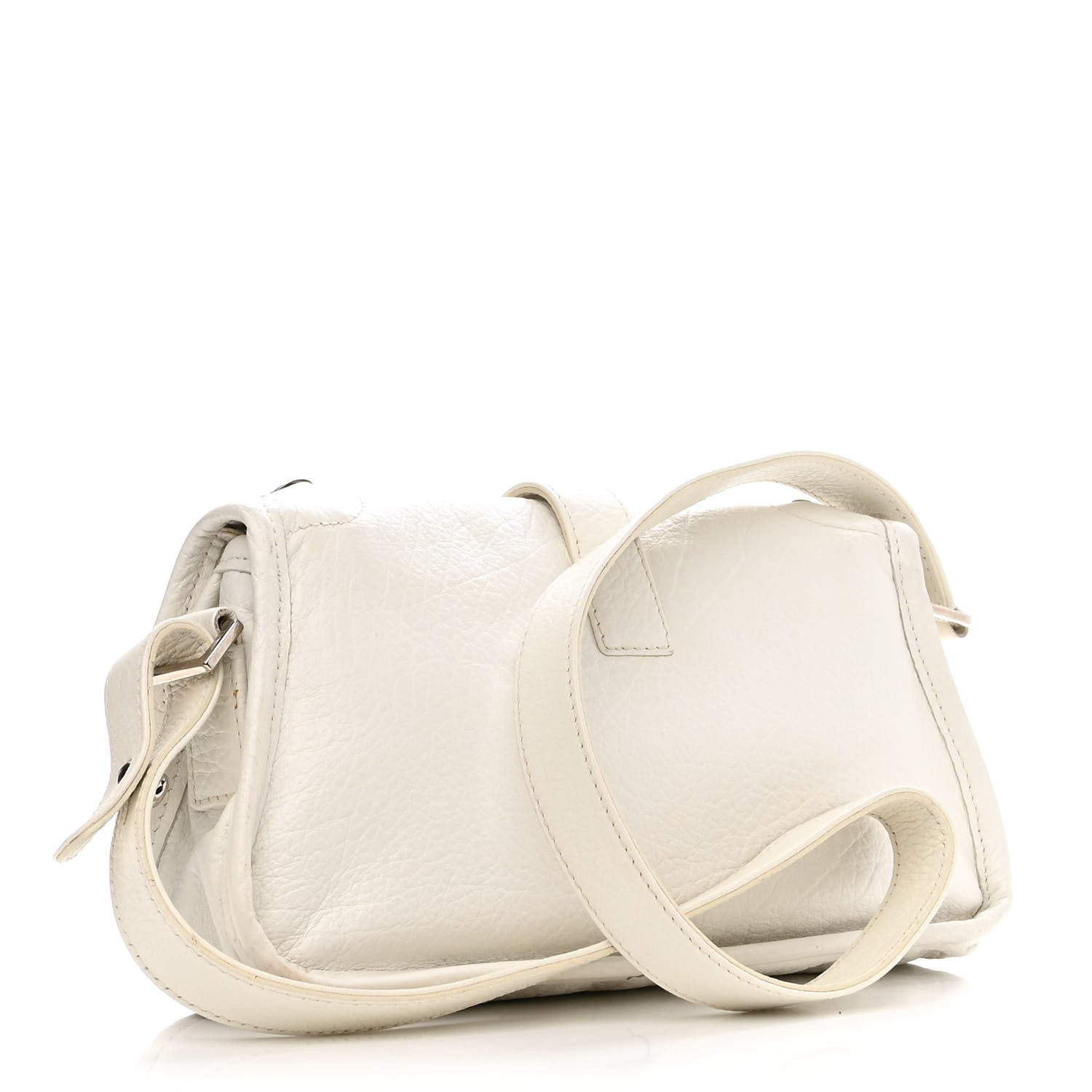 Chanel Calfskin Mademoiselle Flap Shoulder Bag White 3 of 15