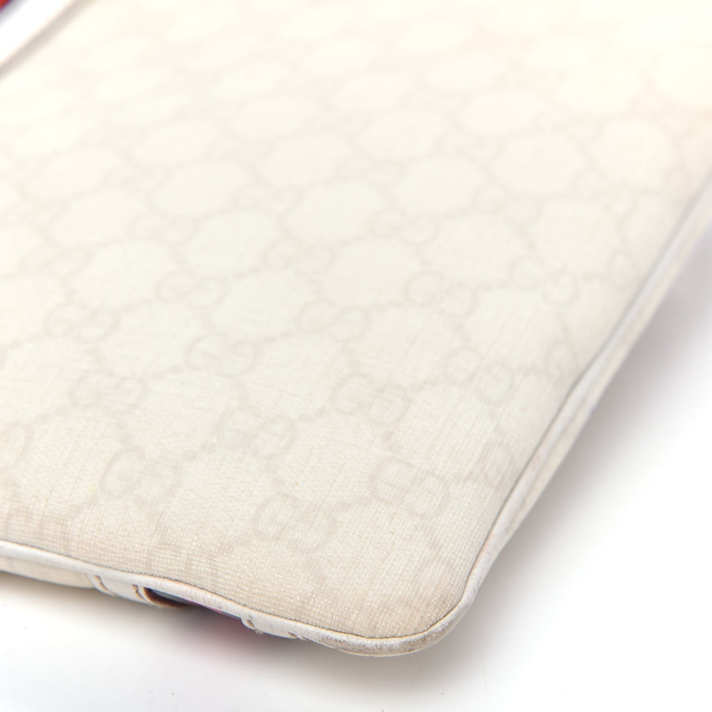 GG Plus Web Messenger Bag White