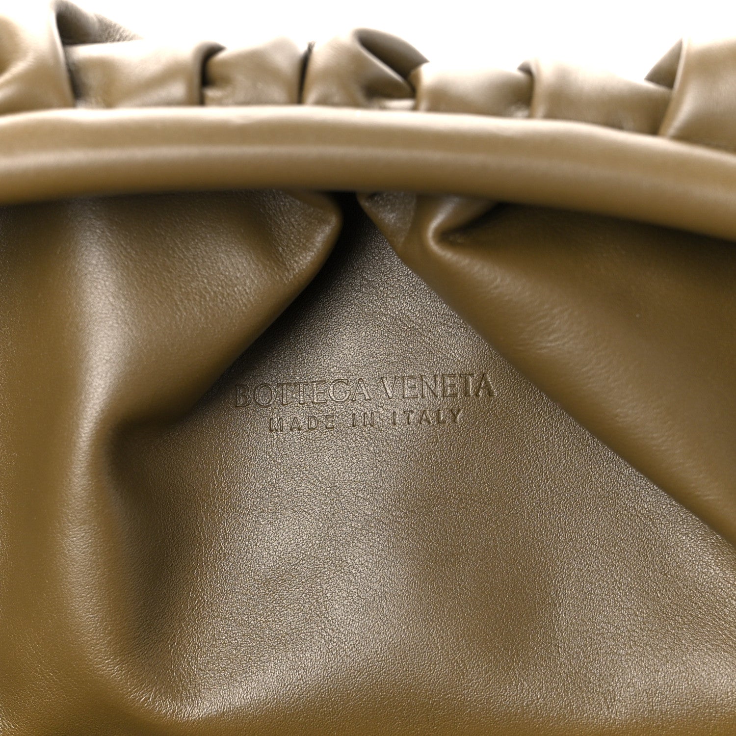 Bottega Veneta Smooth Butter Calf The Pouch Oversized Clutch Mud 6 of 11