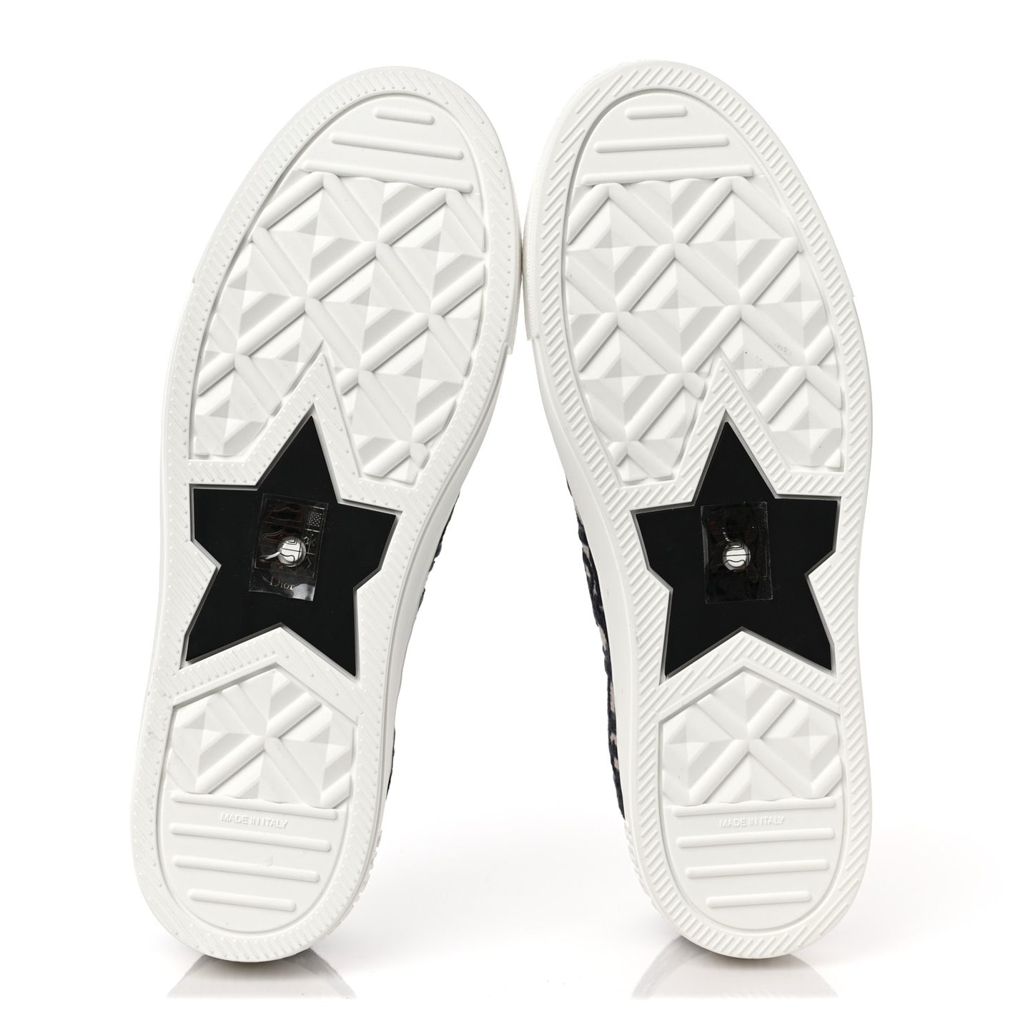 Canvas Oblique Walk'N'Dior Low Top Sneakers 40 Deep Blue