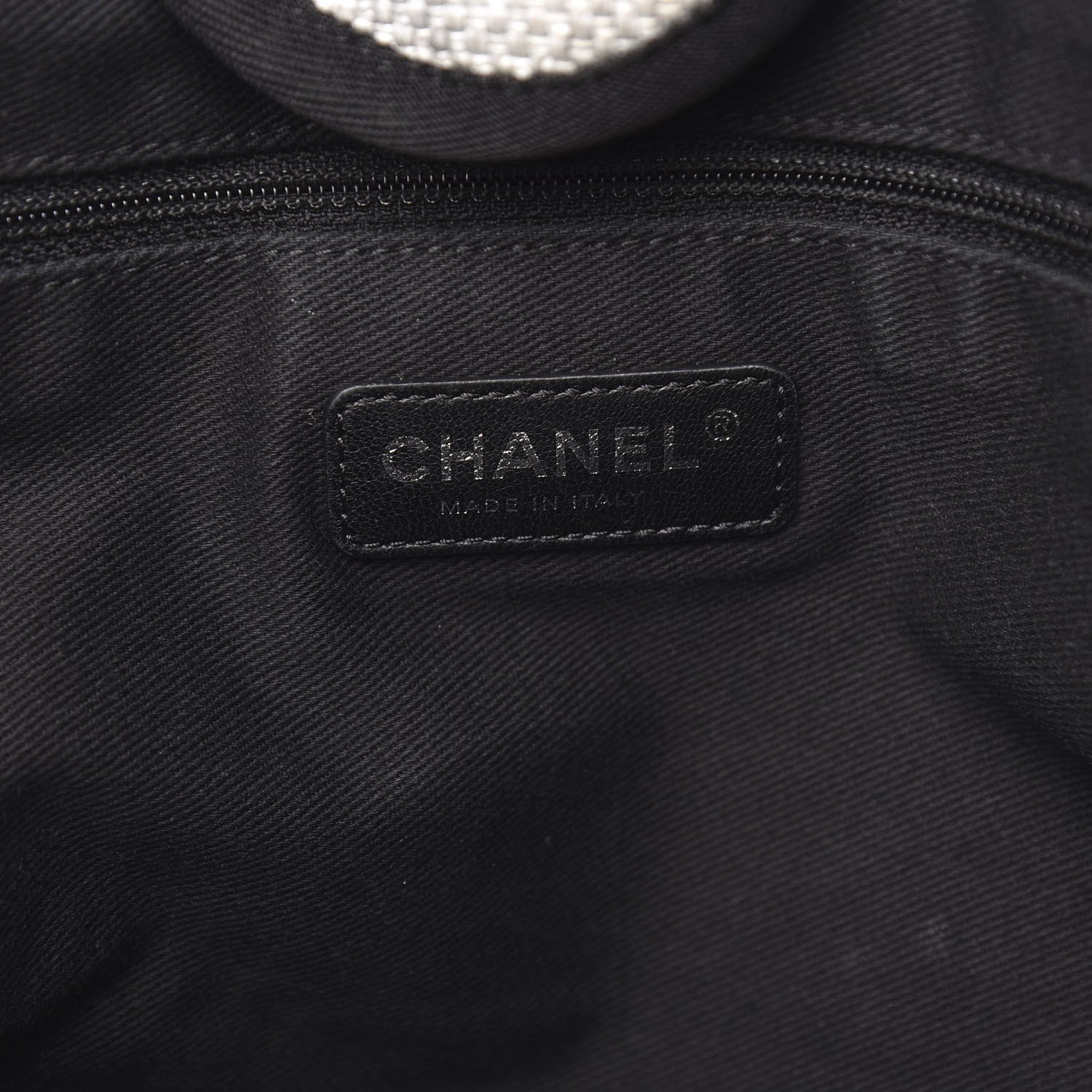 Chanel Canvas Medium Deauville Tote Grey 6 of 14