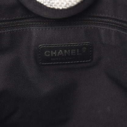 Chanel Canvas Medium Deauville Tote Grey 6 of 14