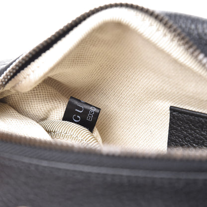 Gucci Grained Calfskin Small Logo Belt Bag Black 9 of 10