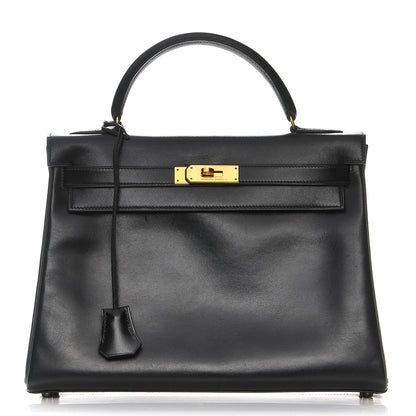 Hermes Box Kelly Retourne 32 Black 1 of 7