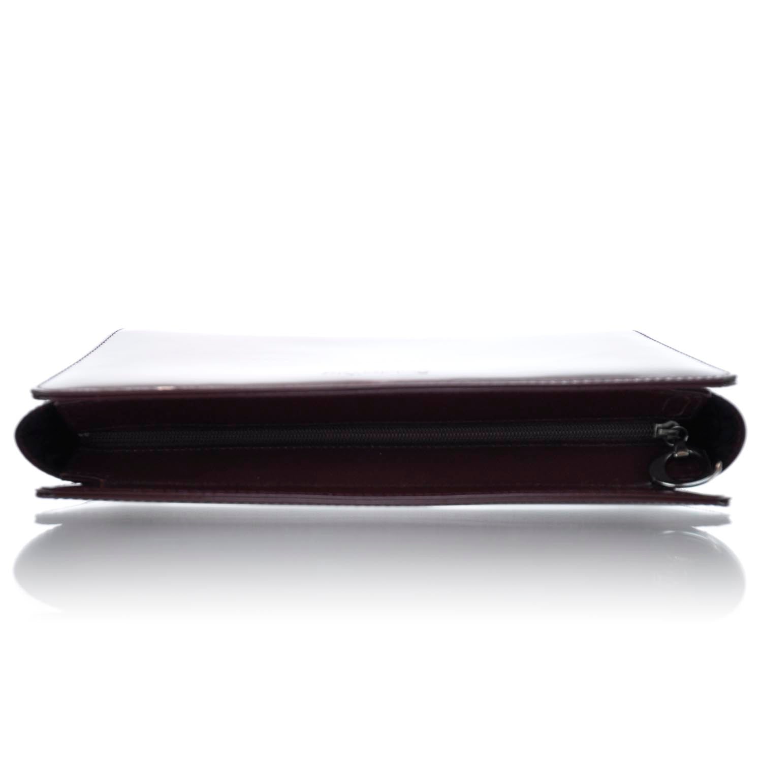 Christian Dior Leather Trousse Cosmetic Bag Rouge 3 of 11