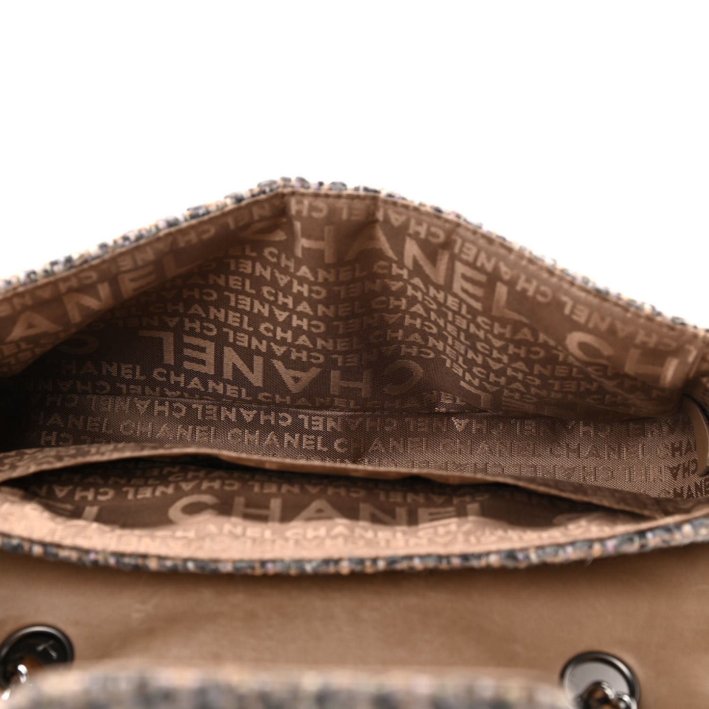 Tweed Small Fantasy Flap Grey