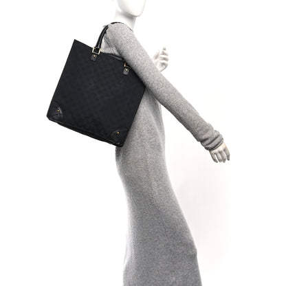 Gucci Monogram Tote Black 2 of 10