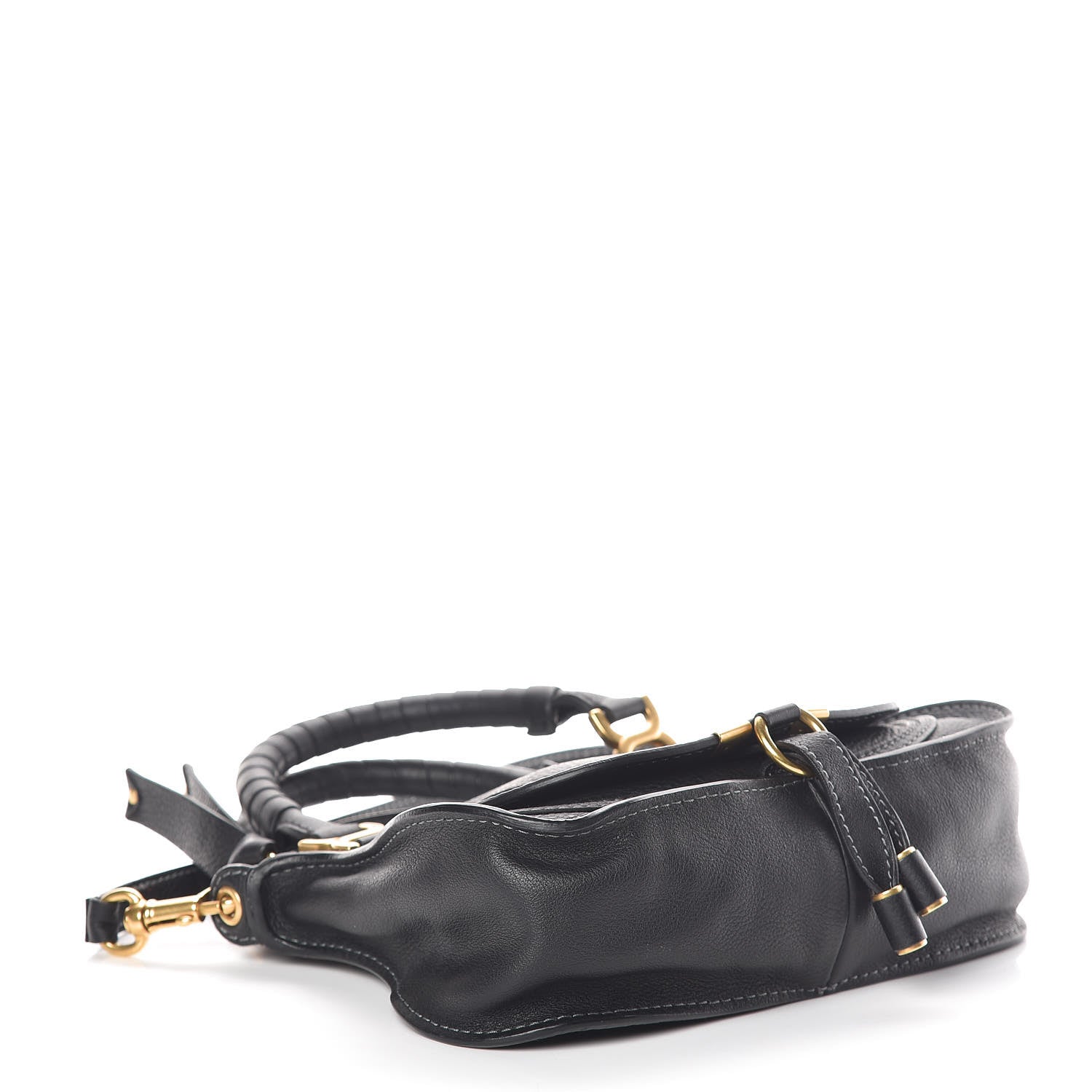 Chloe Calfskin Baby Marcie Satchel Black 4 of 8