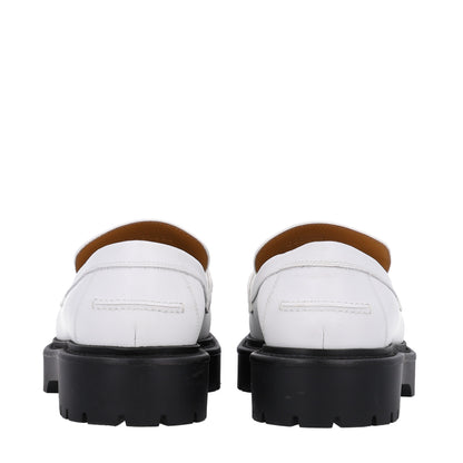 Hermes Calfskin Womens Icone Loafers 38.5 White 6 of 10