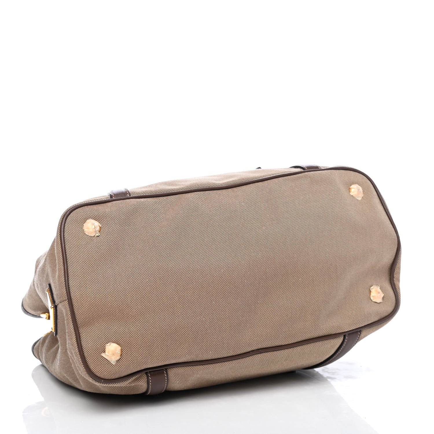 Prada Jacquard Logo Tote Corda Bruciato 3 of 4