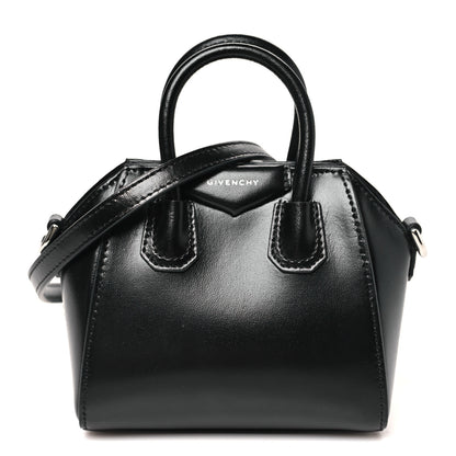 Givenchy Shiny Lord Calfskin Micro Antigona Black 1 of 10
