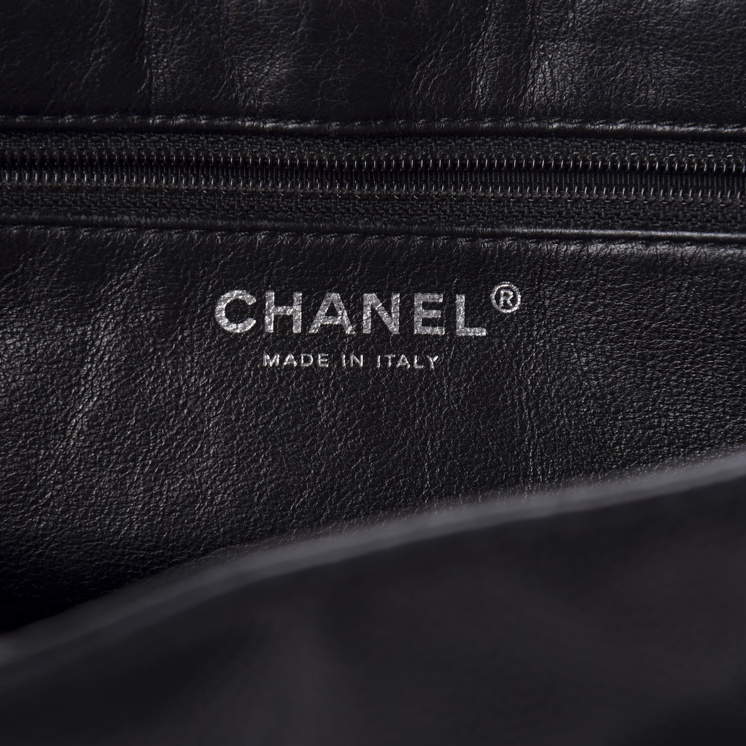 Chanel Caviar Half Moon Large Flap Black 8 of 10